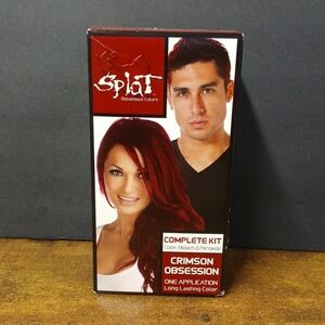 Splat Crimson Obsession Red Rebellious Colors Hair Dye Complete Kit